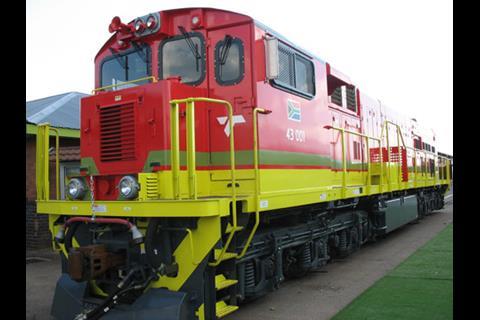 GE C30ACi locomotive for South Africa.